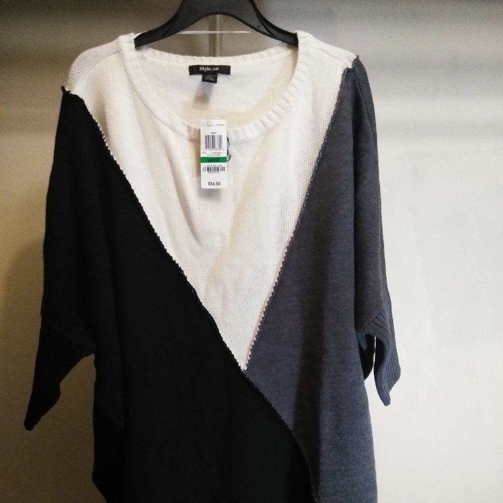 Style & CO Women's 3/4 Sleeve Tunic